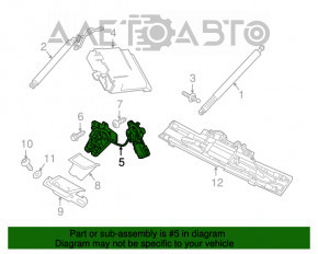 Замок двери багажника Volvo XC90 16-22 электро