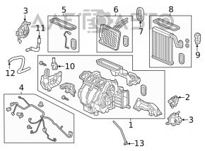 Instalarea radiatorului pentru Honda Insight 19-22