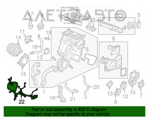 Проводка печки Acura MDX 14-16