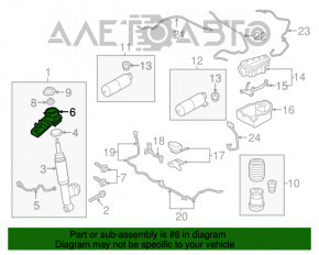 Опора амортизатора задняя левая Volvo XC90 16-22