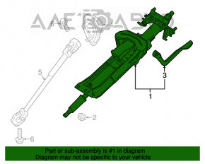 Coloană de direcție BMW 3 F30 12-18