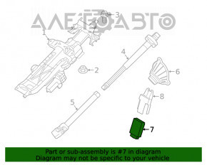 Steering Column Module BMW 7 G11 G12 16-19