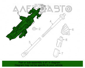 Рулевая колонка BMW 7 G11 G12 16-22