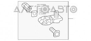 Terminalul bateriei plus Honda HR-V 16-22