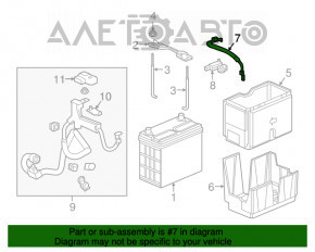 Terminal negativ pentru baterie Honda CRV 17-19.