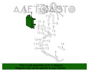 Radiator de răcire pentru cutia de viteze Lexus RX300 98-03