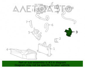 Suport radiator cutie de viteze Toyota Highlander 20-22 3.5