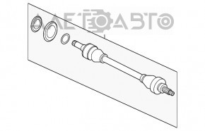 Ax cu semiax spate stânga BMW 5 F10 10-17 3.0T manuală