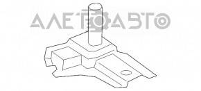 Capacul spate al suspensiei stânga BMW 5 F10 10-17 spate