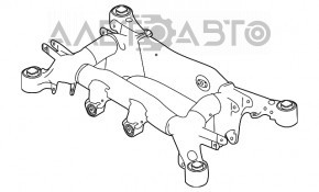 Bara spate pentru BMW 5 F10 10-17 3.0T