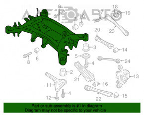 Bara spate pentru BMW X3 F25 11-17