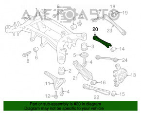 Рычаг верхний задний задний правый BMW X3 F25 11-17