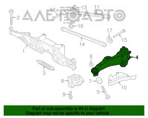 Capac spate stânga Mini Cooper F56 3d 14-