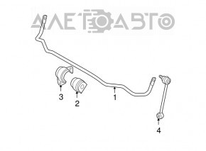 Стабилизатор задний BMW 335i e92 07-13