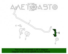 Bara de stabilizare spate dreapta pentru BMW 5 F10 11-16