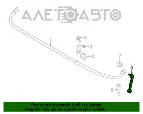 Bara de stabilizare spate dreapta pentru BMW X3 F25 11-17