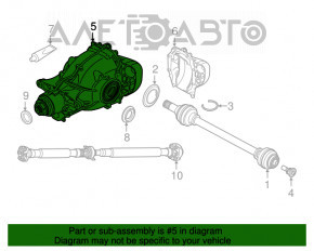 Diferențialul spate reductor al BMW X3 G01 18-