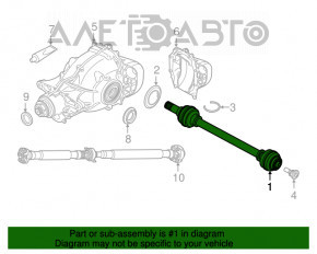 Ax cu semicoliță spate stânga BMW X3 G01 18-