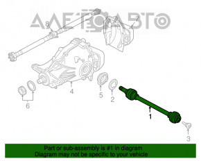 Arborele puntea spate stânga BMW 7 G11 G12 16-22 3.0