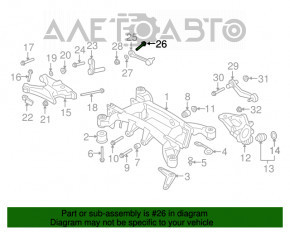 Piulița de direcție BMW X5 E70 07-13 72mm nouă originală OEM