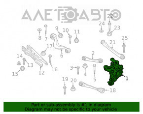 Capac spate dreapta BMW X3 G01 18-21