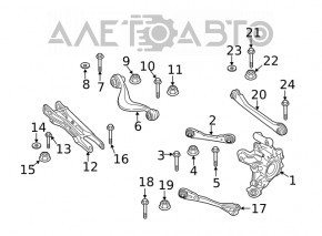 Filet de direcție BMW 7 G11 G12 16-22