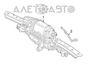 Actuatorul suspensiei spate HSR BMW 7 G11 G12 16-22