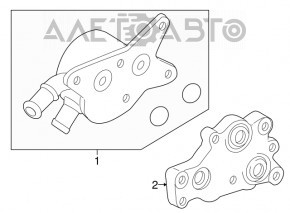 Radiator de ulei pentru cutia de viteze automata Toyota Sequoia 08-16