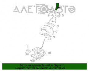 Ручка КПП Lexus RX300 RX330 RX350 RX400h 04-09 дерево