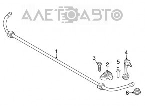 Stabilizator spate BMW X1 F48 16-22 M Sport