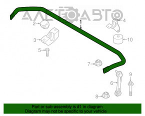 Stabilizator spate BMW 5 G30 17-23 18mm