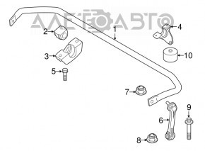 Stabilizator spate BMW 5 G30 17-23 18mm