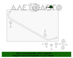 Suport de fixare a stabilizatorului spate dreapta BMW X1 F48 16-22