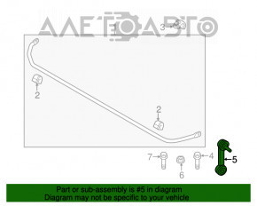 Bara de stabilizare spate dreapta pentru BMW X1 F48 16-22