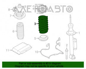 Arc spate dreapta BMW 5 G30 17-23