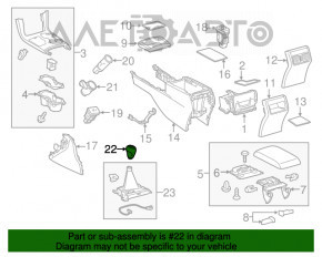 Ручка КПП Toyota Camry v55 15-17 usa кожа черная, царапины на коже