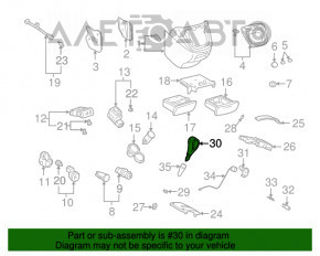 Ручка КПП Lexus RX300 98-03