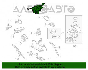 Шифтер КПП Lexus Hs250h 10-12