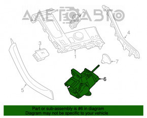 Шифтер КПП Lexus CT200h 11-17