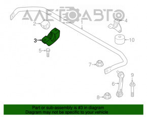 Suport de fixare a stabilizatorului spate dreapta BMW 5 G30 17-23