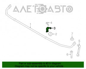 Suportul de fixare a stabilizatorului spate stânga BMW X3 G01 18-
