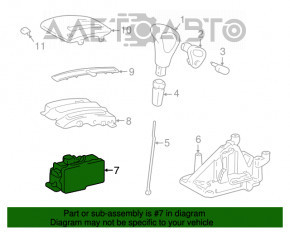 Schimbătorul de viteze automat al mașinii Lexus RX300 98-03.