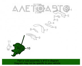 Шифтер КПП Lexus RX400h 06-09