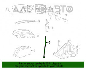 Трос коробки передач Lexus RX300 98-03