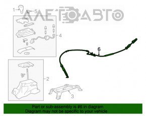 Cablu cutie de viteze Lexus ES350 13-18