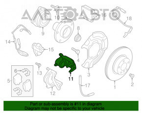 Suport spate stânga BMW X3 F25 11-17