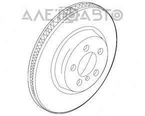 Placă de frână spate dreapta BMW 5 F10 11-16