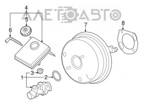 Бачок ГТЦ BMW X3 F25 11-17