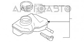 Бачок ГТЦ Mini Cooper F56 3d 14-