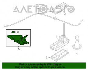 Maneta frânei de mână Mini Cooper Countryman R60 10-16